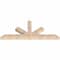 Ekena Millwork Saratoga Smooth Timber Gable Bracket, Douglas Fir, 84"W x 35"H x 5 1/2"D x 5 1/2"F, 10/12 Pitch GBW084X35X0606SAR00SDF - alternate 5